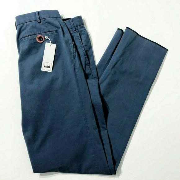 NWT Hiltl Dayne Cotton Stretch Khaki Pants 34/38